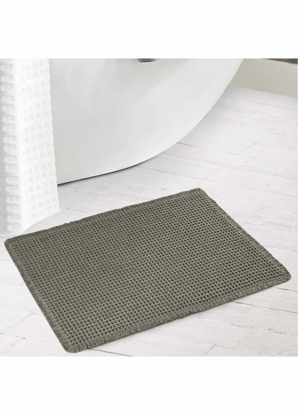 Коврик для ванной / туалета вафельный - 50 x 80 см Зеленый (227254) Lovely Svi Антиковзні килимки (363837093)