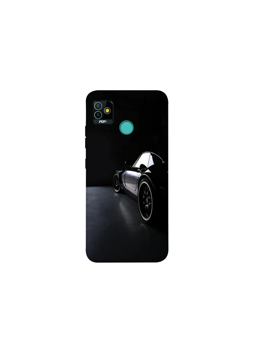 Чохол на TECNO POP 5 Чорний 911 Frontalka (353693594)