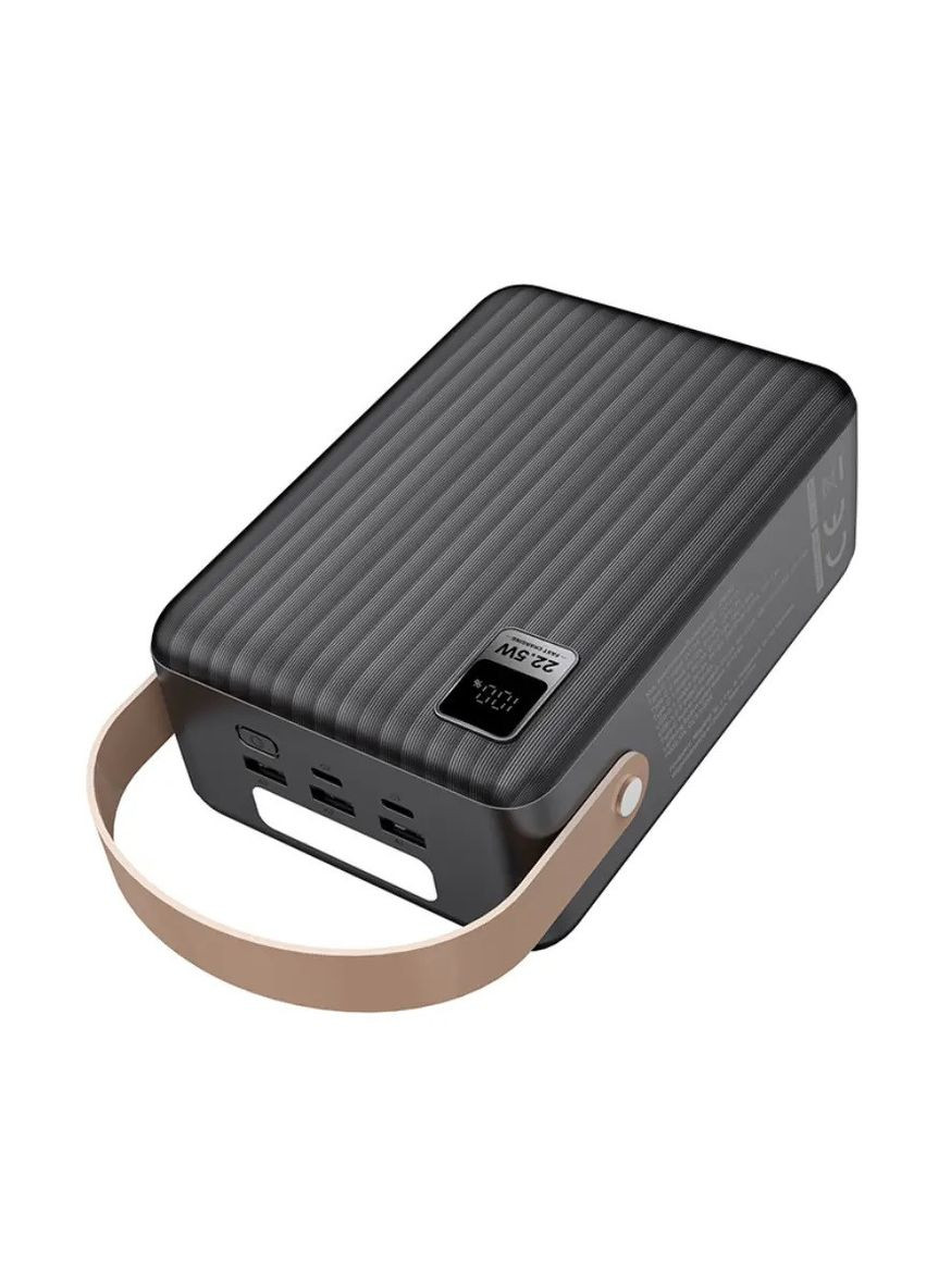 Power bank Skala-8 80000mAh (3USB/1Type-C/Built-in cables/Li-Pol/PD/QC3.0/22.5W) Black Tracer (370255891)