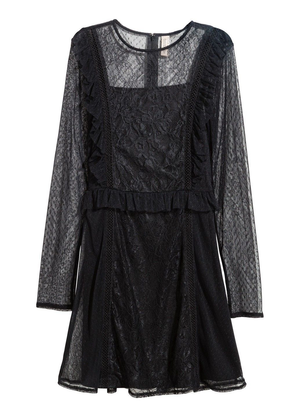 Чорна коктейльна сукня H&M однотонна