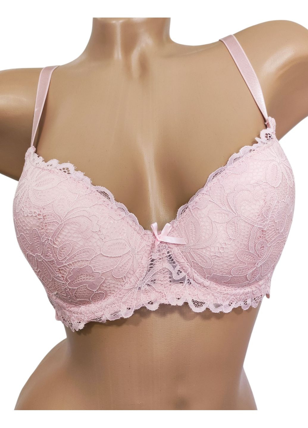 Пудровый корбей бюстгальтер DaiXinFu с косточками