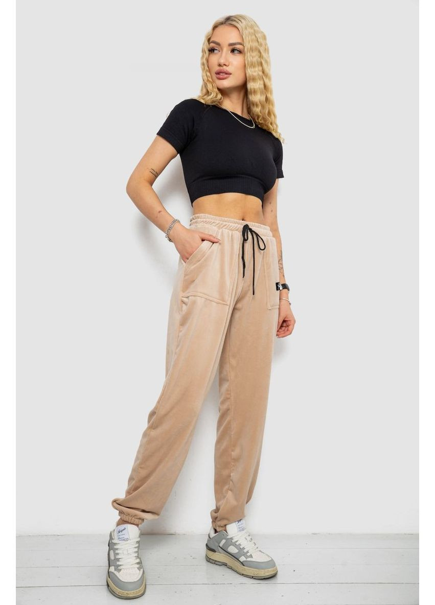 Спортивные штаны женские велюровые на флисе Sport Line (355796362)