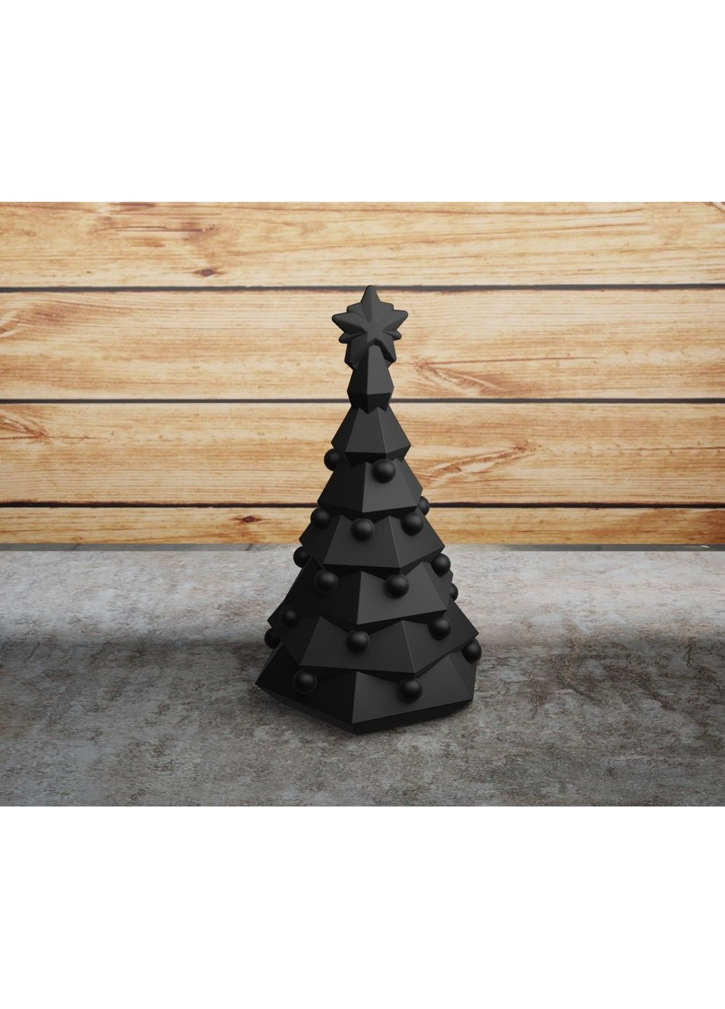 Фигурка. Елка «Геометрическая» с украшениями. ЗаСвіт (280940573)