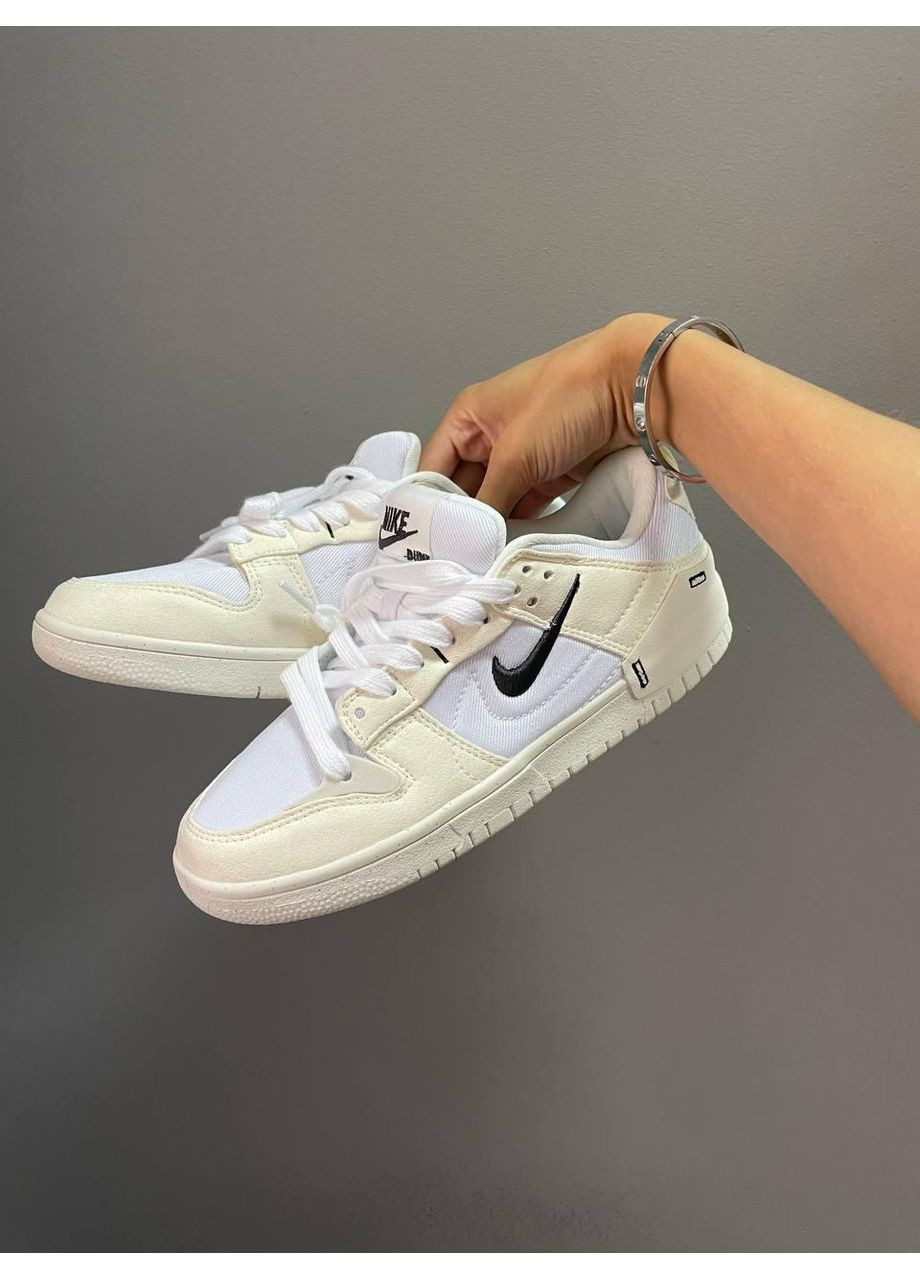 Чорні Осінні кросівки чоловічі nike sb dunk pale ivory black найк сб данк No Brand