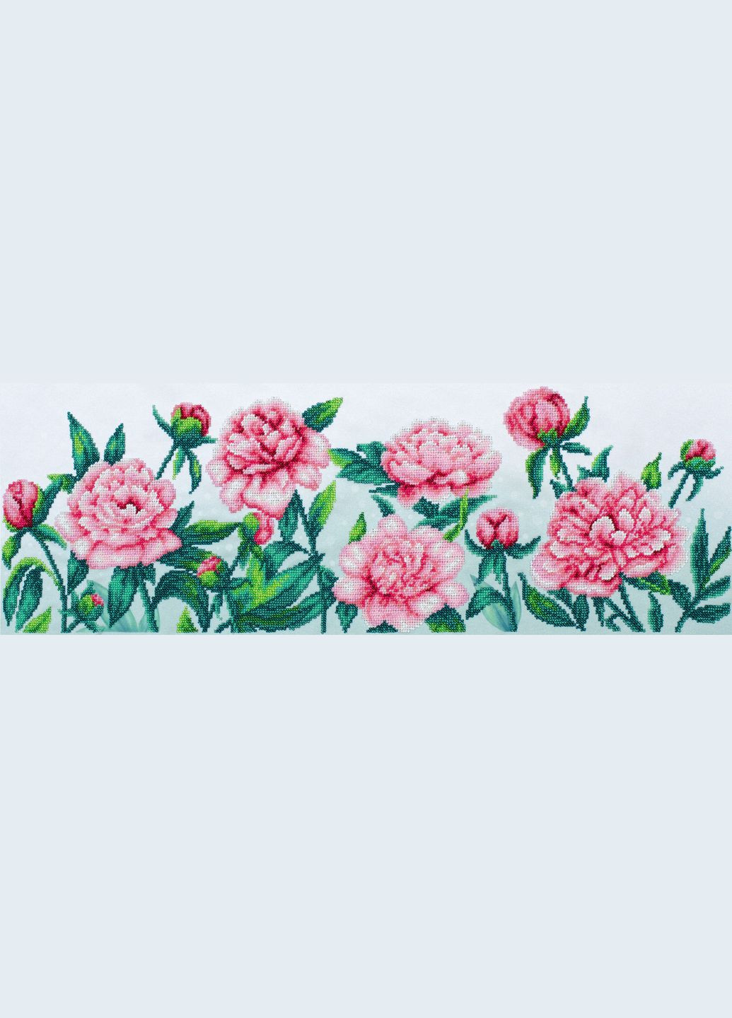 Набір для вишивки бісером "Півонії", 62x22 см No Brand (340485328)