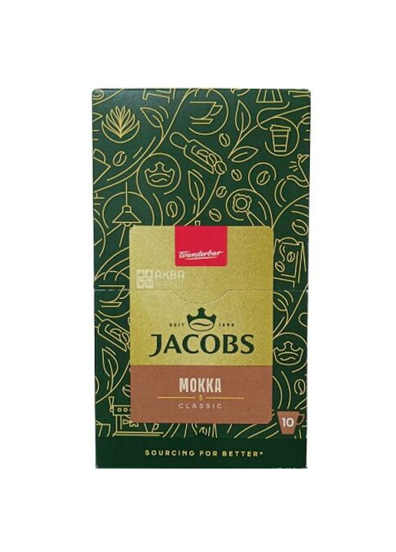 Упаковка кофейный напиток 3 в 1 Мокка Якобс Jacobs 21гх10шт (22-0717) Кукумбер (347621958)