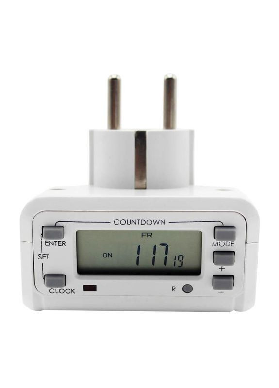 Розетка з таймером тижнева SwitchTimer X243 16А 230В Біла (XSTDС072401W 7324) XON E-Tech (304422415)