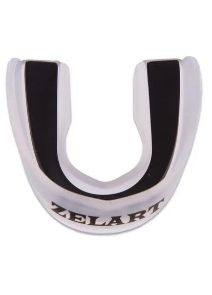 Капа для боксу одночастинна двокомпонентна у футлярі Zelart (360899366)