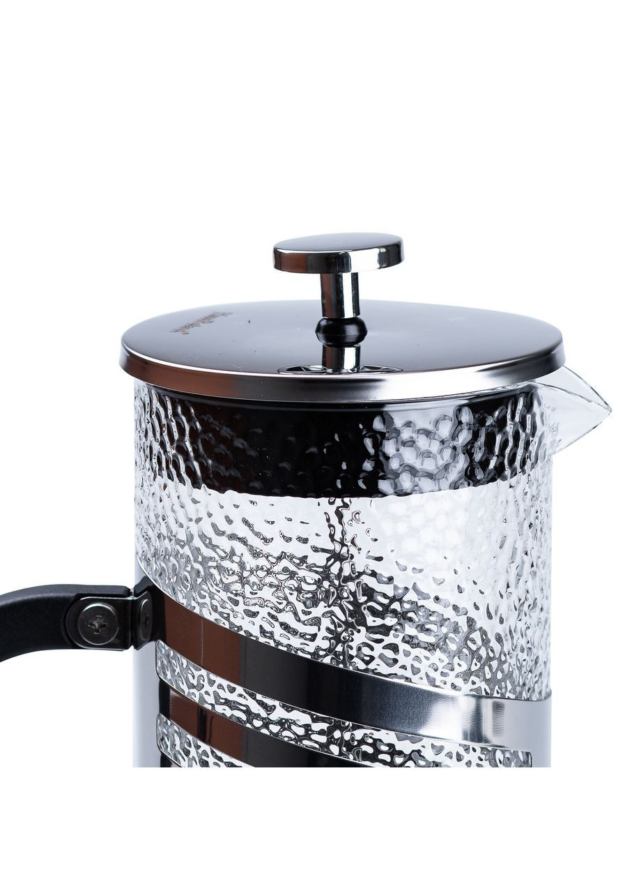 Чайник заварювальний з фільтром френч прес 1л Сріблястий HP33536 TS Kitchen (369654244)