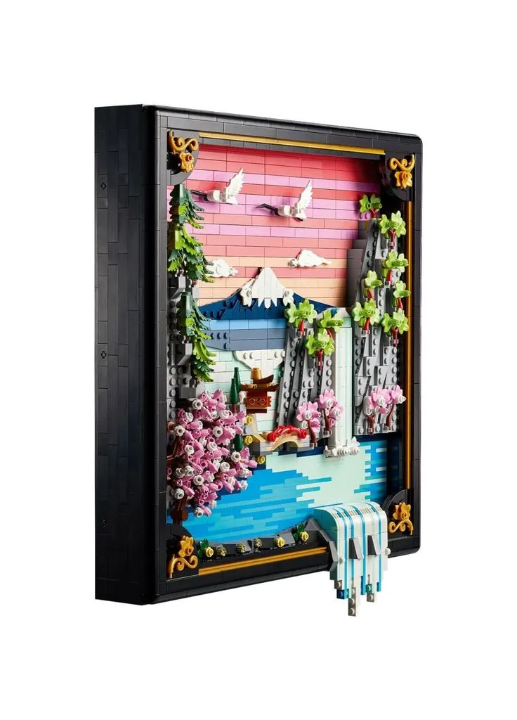 Конструктор ART Японский пейзаж с цветом сакуры (ek28869) Lego ART Японський пейзаж із цвітом сакури (392043404)