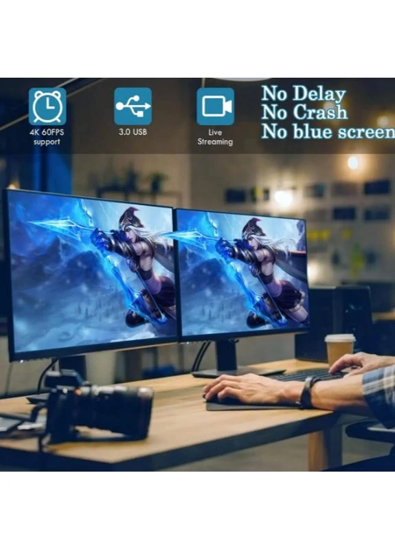 Guermok HDMI видеокарта захвата USB 3.0 / USB-C 4K 1080p60 Generic (383526821)