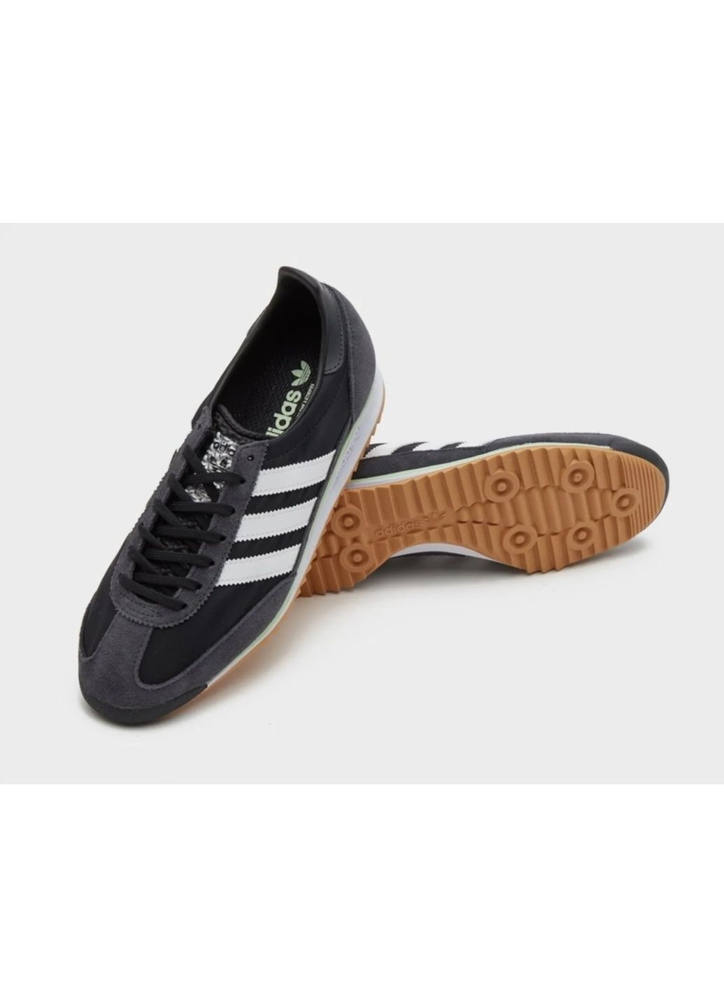 Кроссовки женские Originals Sl 72 Og Black JH7390 adidas чёрные (364837283)
