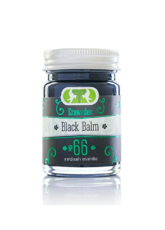 Мазь для зняття болю в суглобах з ефірної олії дерева Уд Чорний 50 мл. № 66 (8859292820665) Erawadee (317285704)