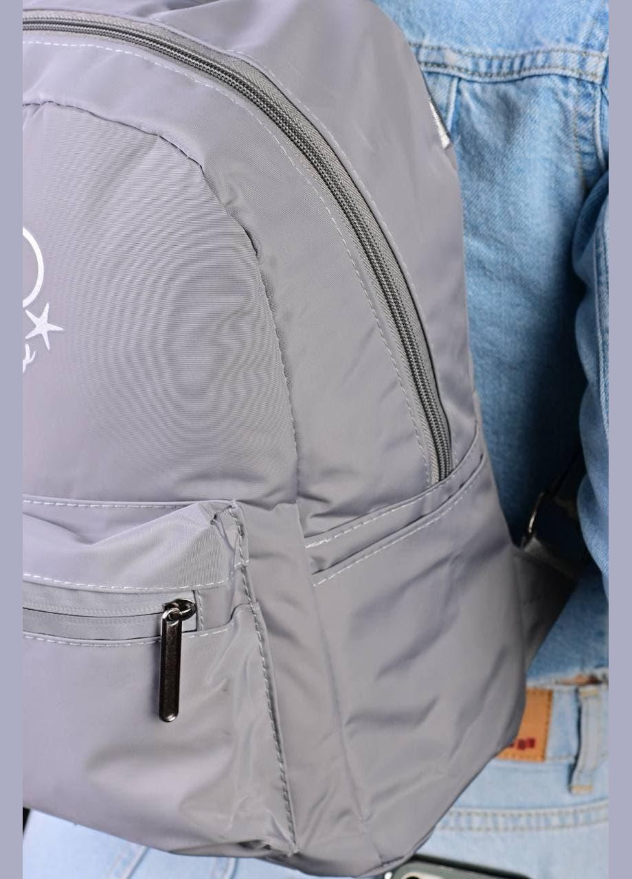 Рюкзак жіночий сірий No Brand Рюкзак для міста (323168022)