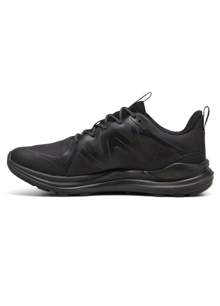 Черные черные всесезонные кроссовки black 310095-01 Puma reflect lite trail ptx running shoes