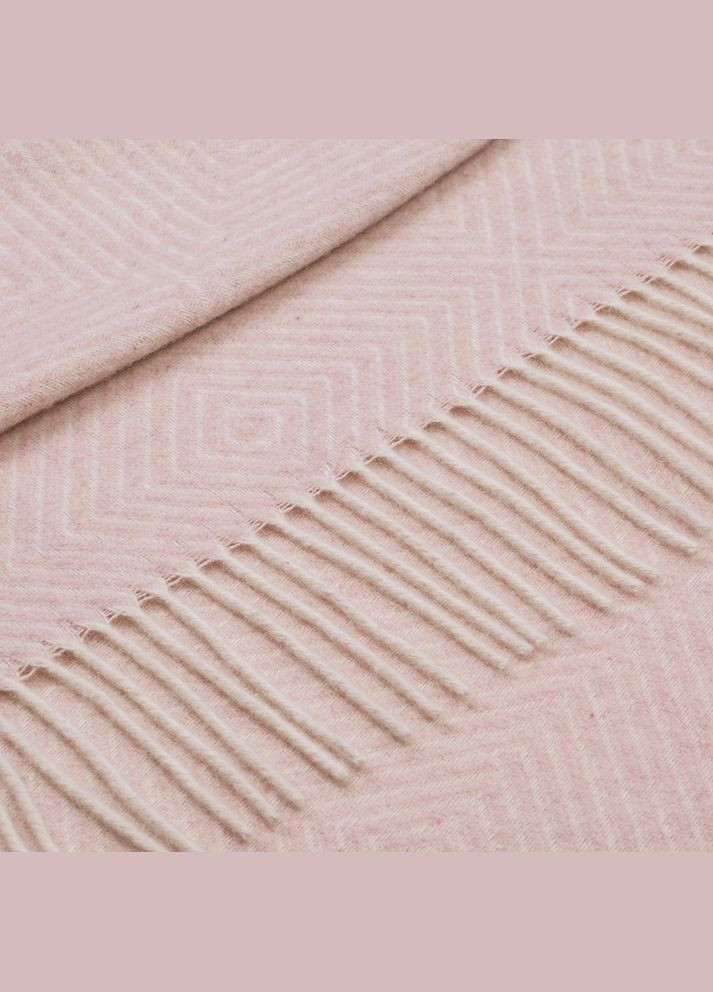 Плед Мериносовый Ромб розовый (A-023485) Love You (324834751)