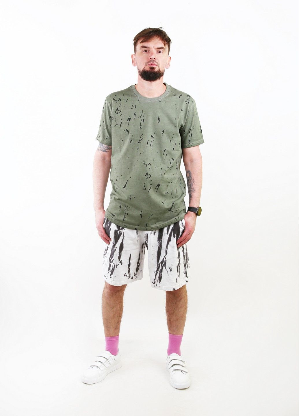 Хакі (оливкова) футболка Eksi-1