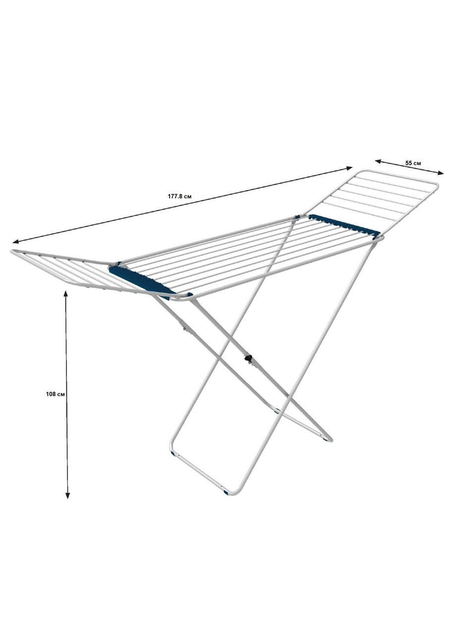 Сушарка для білизни підлогова Swan 20m White (CS92231C04) Casa Si (301916827)