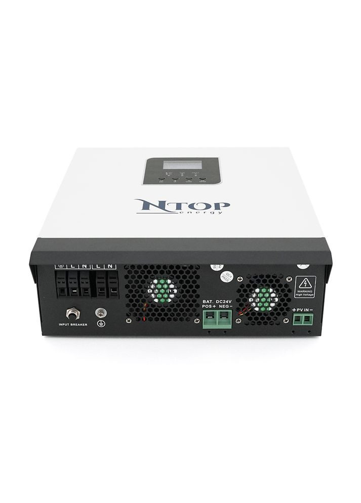 Гібридний інвертор NTP3000-24, 3000W, 24V, струм заряду 0-70A, 160-275V, ШIM-контролер (50А, 80 Vdc) NTOP (322538170)