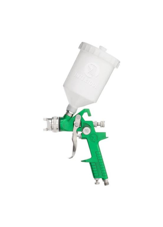 Фарбопульт пневматичний HVLP 600 мл x 1.3 мм верхній бак (PT-0117) Intertool (335049496)