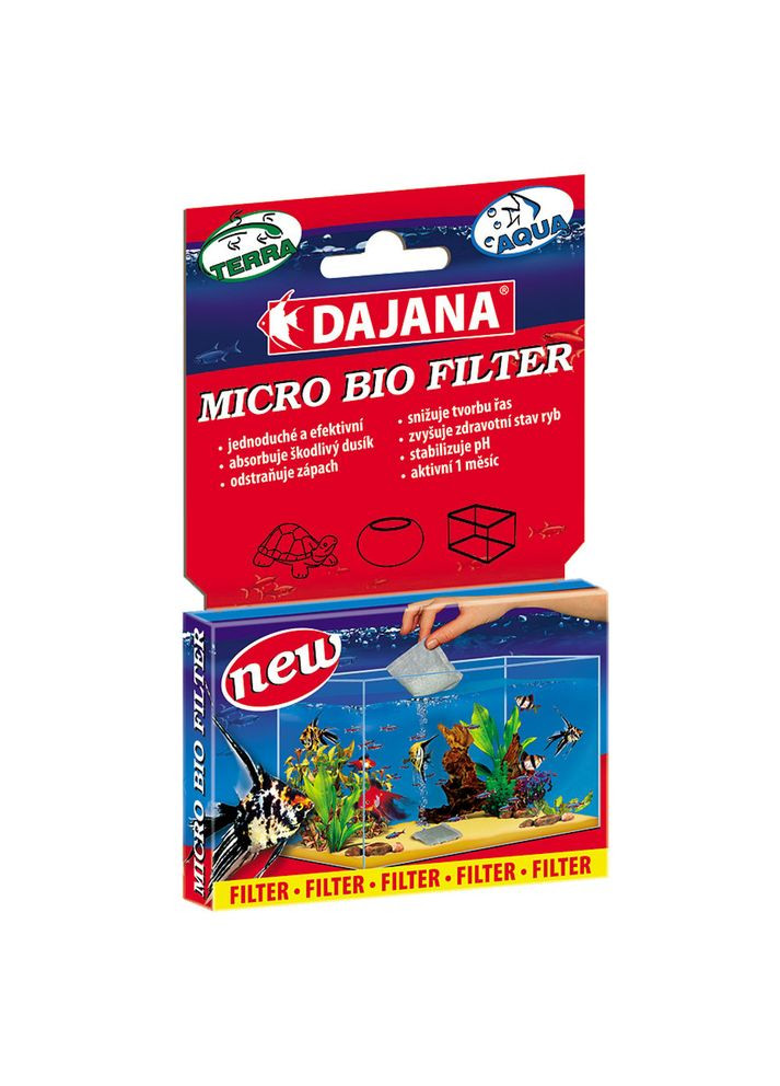 DAJANA Micro Bio Filter для видалення нітратів з води в акваріумі 2х20 г на 100 л, 253402 Dajana Pet (279336613)