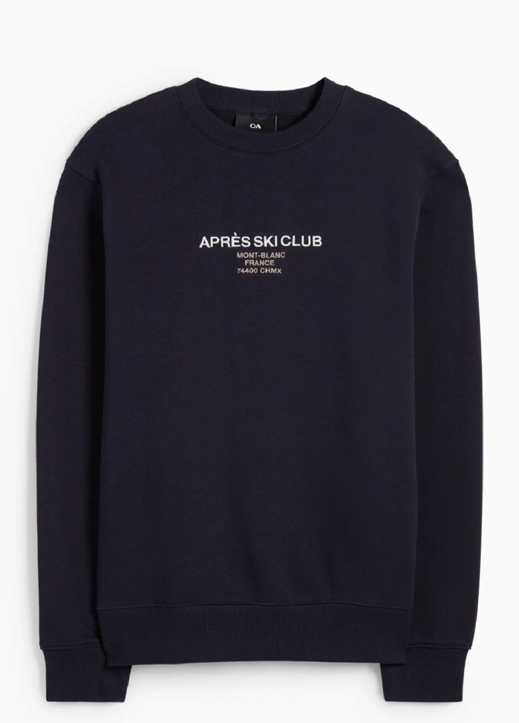 Темно-синий свитшот C&A надпись (361675905)