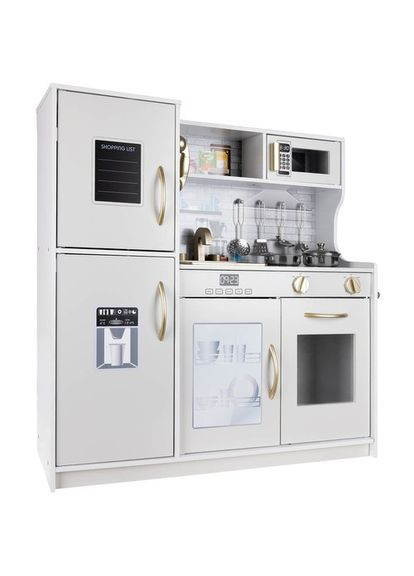 Кухня дитяча дерев'яна 22117 біла Kruzzel (335059466)