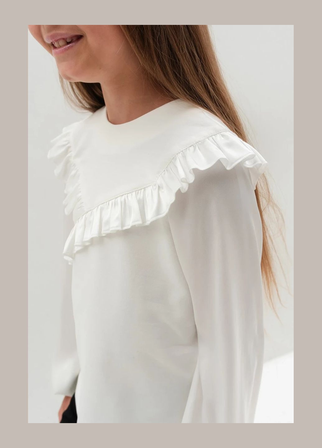 Кофта дитяча шкільна блуза з довгим рукавом на дівчинку Suzie (351501933)