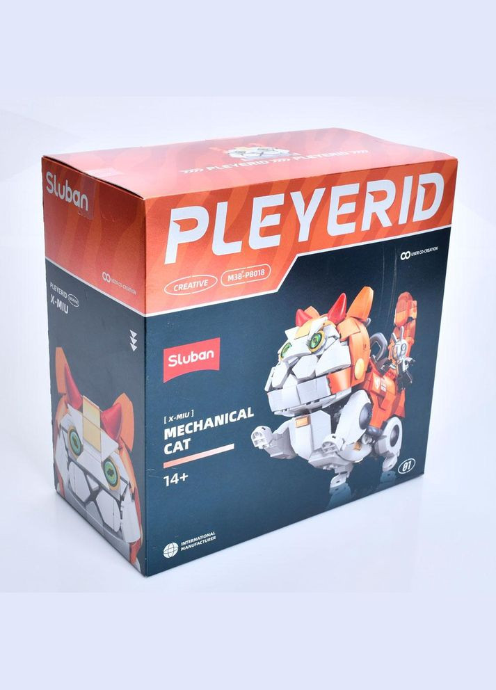 Конструктор "Pleyerid", механічний кіт, 929 деталей (M38-P8018) Sluban (338531640)