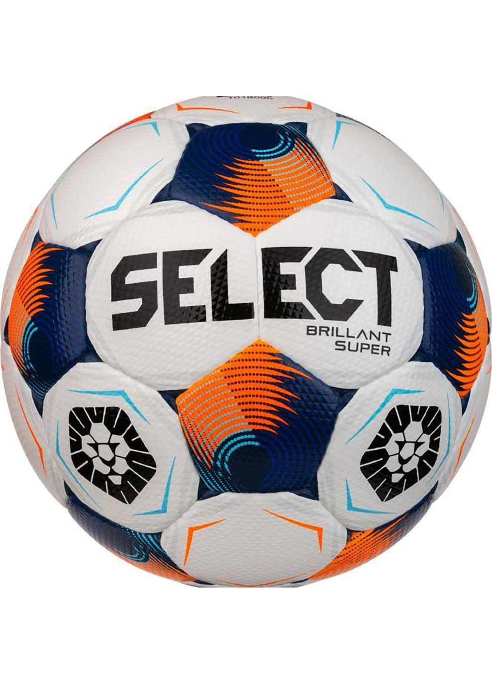 Мяч футбольный BRILLANT SUPER UKRAINE FIFA белый, синий 5 Select (367591443)