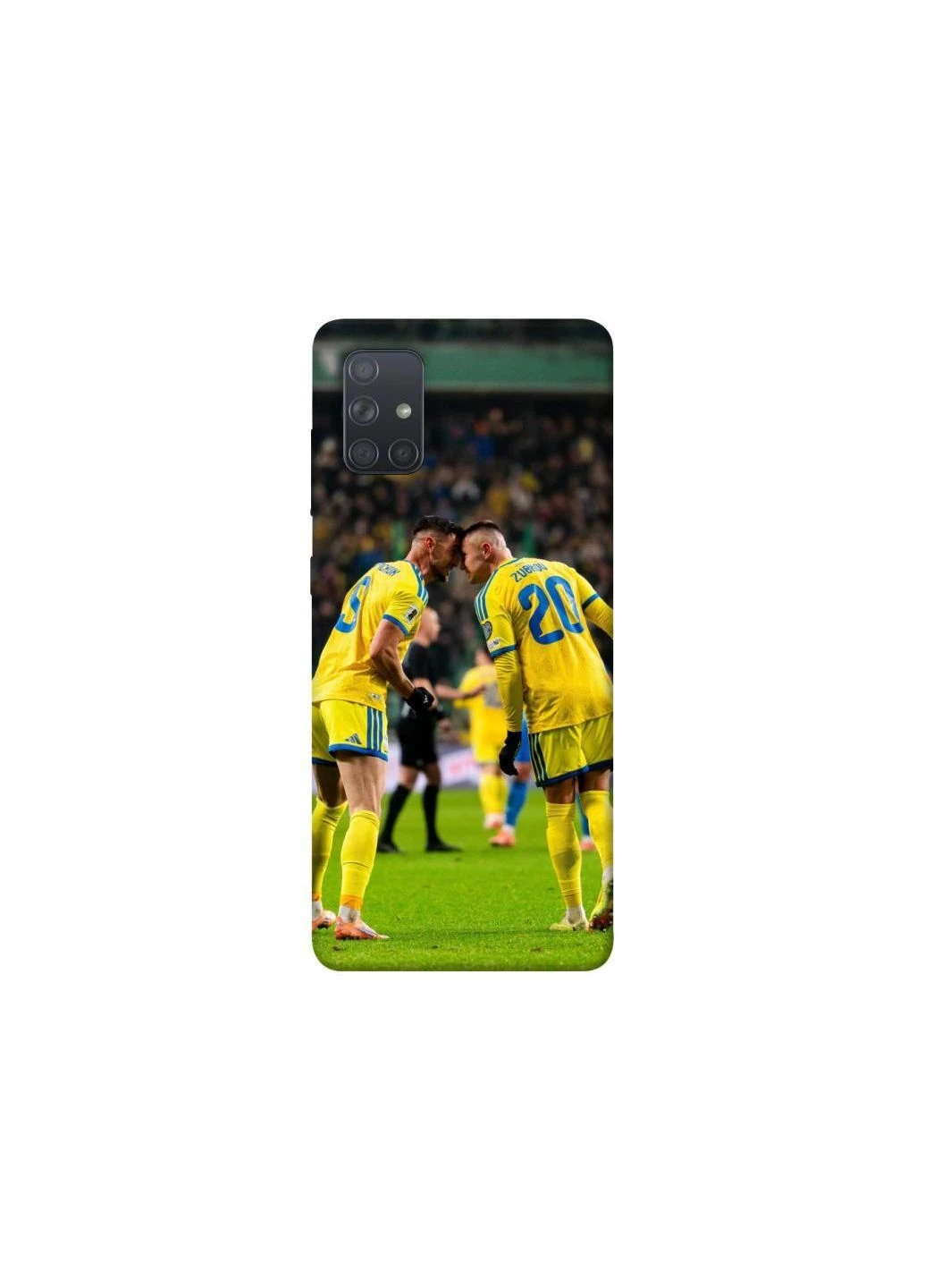 Чехол на Samsung Galaxy A71 UA-Football ver.2 Frontalka (385500112)