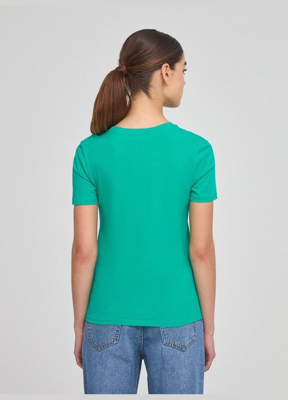 Зелена літня футболка жін Terranova