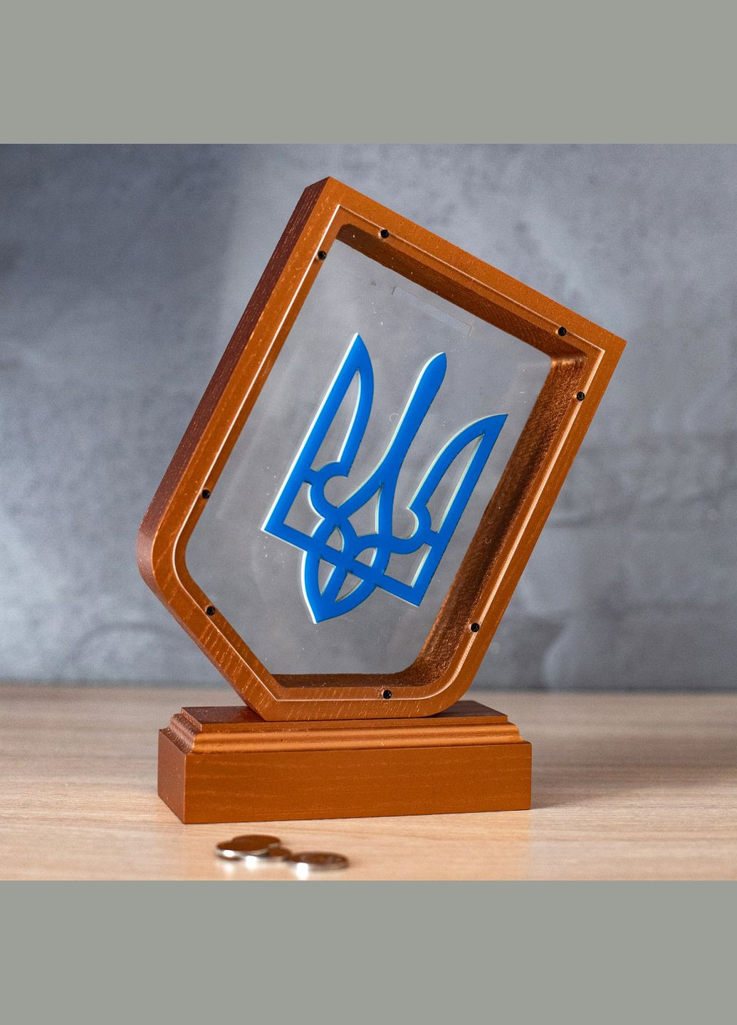 Копилка Герб Украины Wood One (315725355)