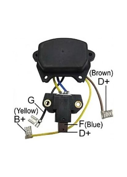 Регулятор напруги генератора РЕГУЛЯТОР НАПРУГИ IP129B TW VRPR3729A-ua Mobiletron (368518075)