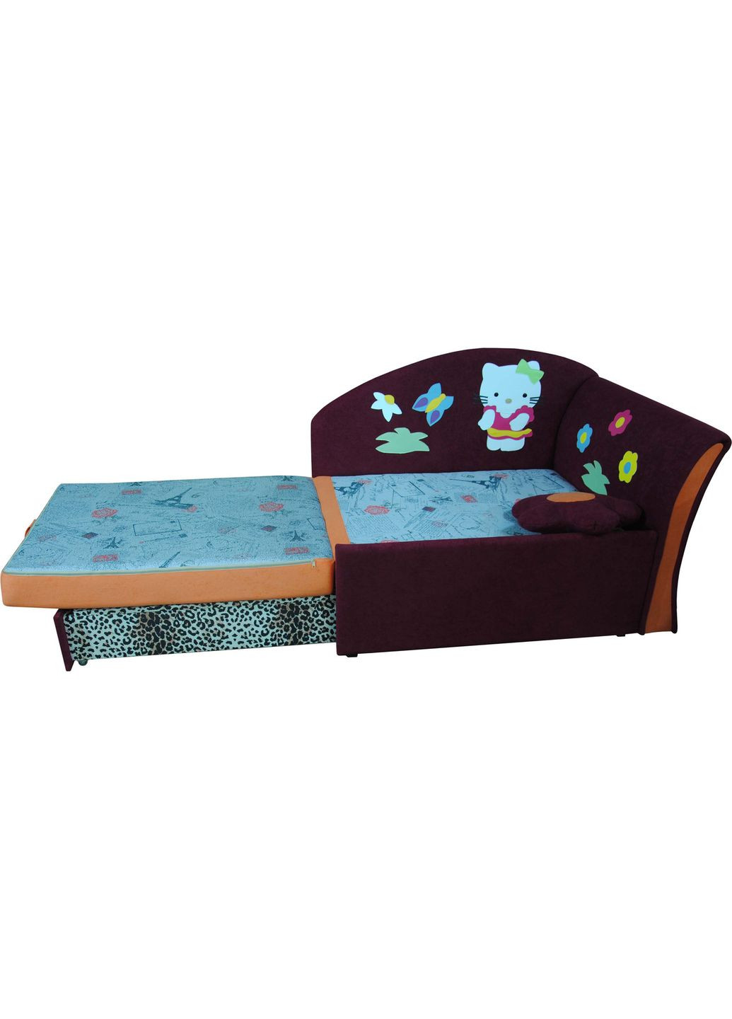 Детский диванчик малыша раскладной Кити ТМ No Brand (322500390)