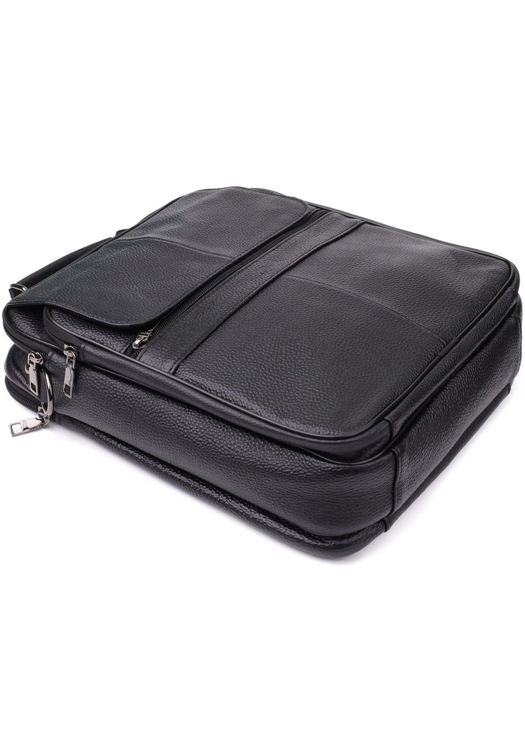 Мужская сумка с ручкой для переноса в руке из натуральной кожи 23026 Черный Vintage (356452163)