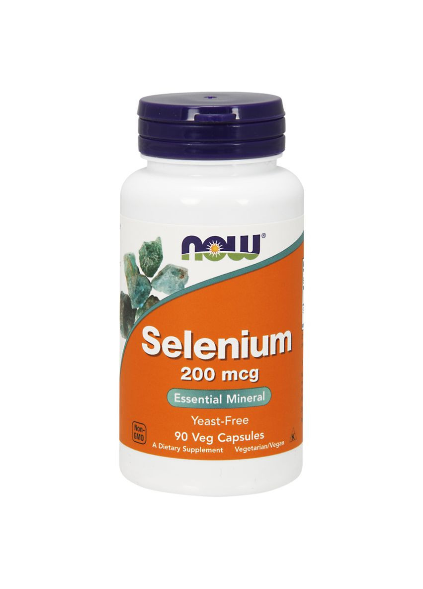 Селен 200 мкг, 90 вегетарианских капсул Now Foods (326055010)