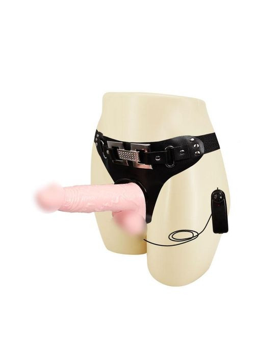 Страпон жіночий strap-on з вібратором Baile Вібратор на ремені Вібро-страпон LyBaile (317747924)