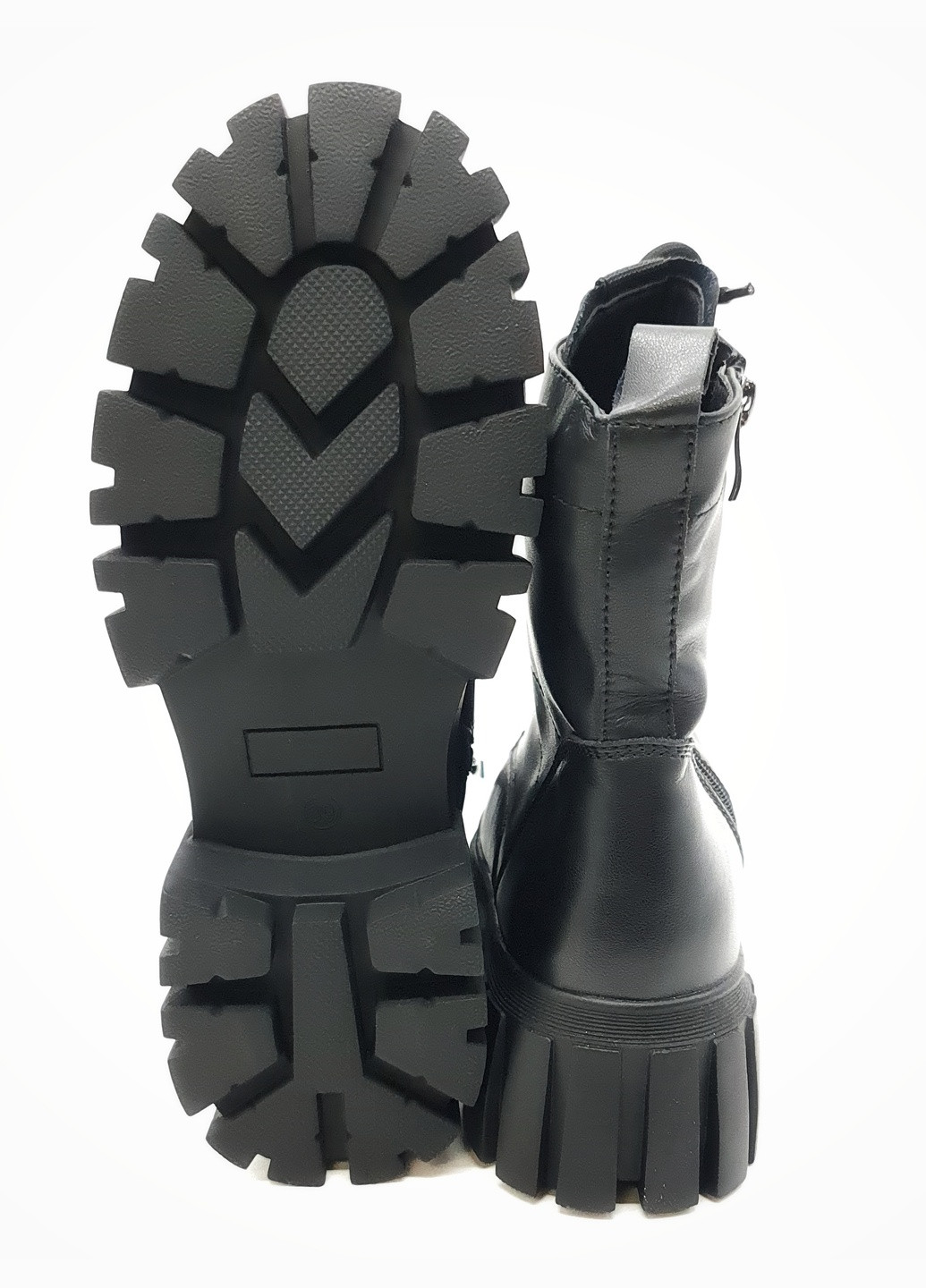 Жіночі черевики зимові чорні шкіряні PP-10-1 23 см (р) PL PS (260010364)
