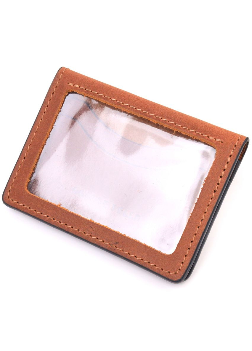 Відмінна обкладинка на автодокументи у вінтажній шкірі Слава ЗСУ GRANDE PELLE світло-коричнева (sku_16705) No Brand (327819941)