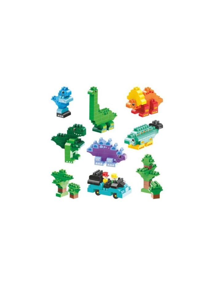 Конструктор Парк Динозавров с наклейками, (2222), 190 дет. ТехноК (367736080)