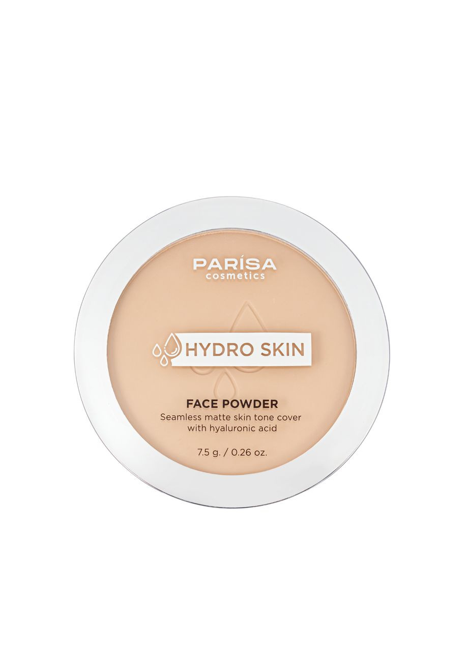 Пудра для лица матки Hydro Skin Face Powder with Hyaluronic Acid (PHP-04), 01 Neutral porcelain Айвори Parisa Cosmetics (325268861)