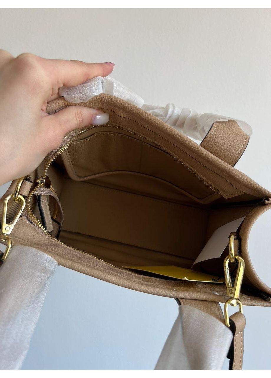 Сумка жіноча The Leather Small Tote Bag Beige No Brand (355342528)