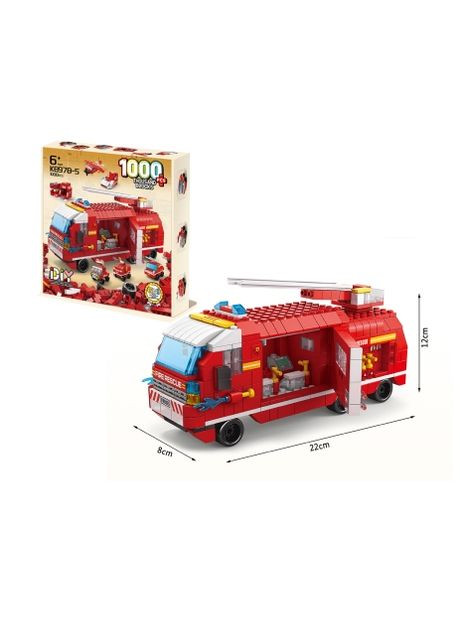 Конструктор "Пожарный трак" K89784 SHANTOU YISHENG, в коробке (6902241803386) No Brand (292707530)