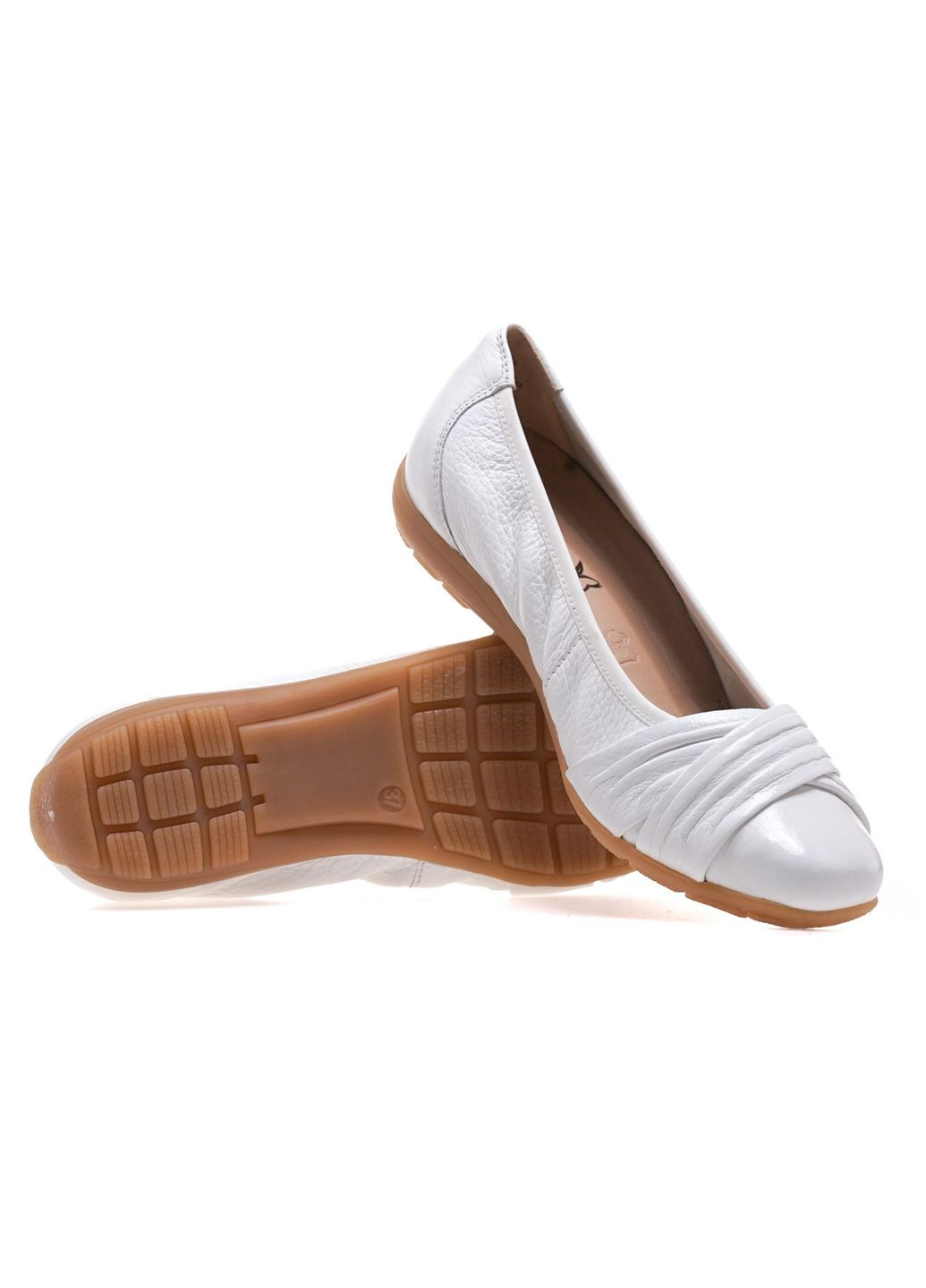 Женские балетки женские 9-22117-44/105 Caprice | белые натуральная кожа (316490510)