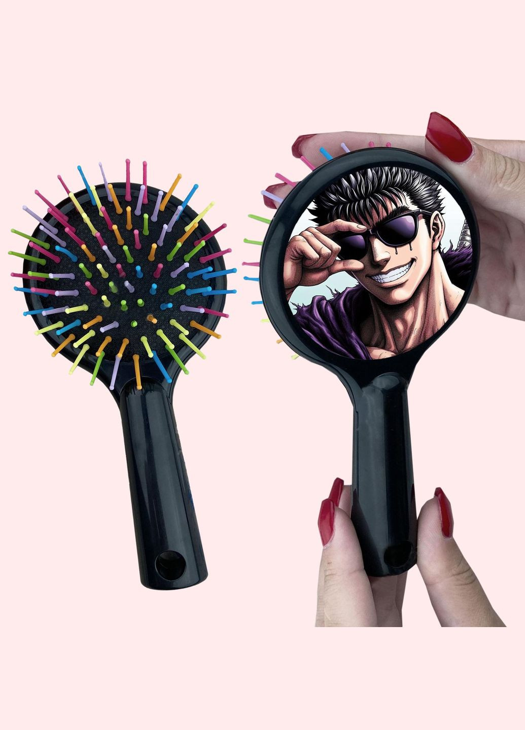 Гребінець для волосся Берсерк #0004 чорний No Brand (315042401)