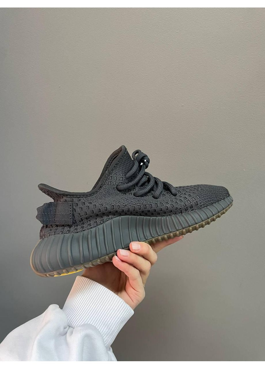 Черные демисезонные кроссовки мужские adidas yeezy boost 350 black cinder адидас изи буст No Brand
