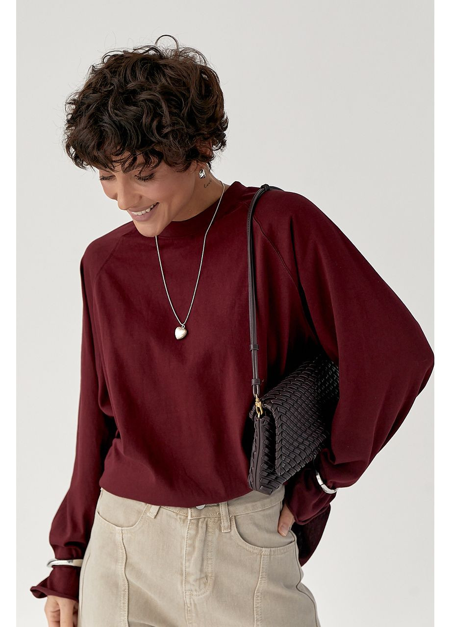 Однотонный свободный лонг Lurex (372255476)