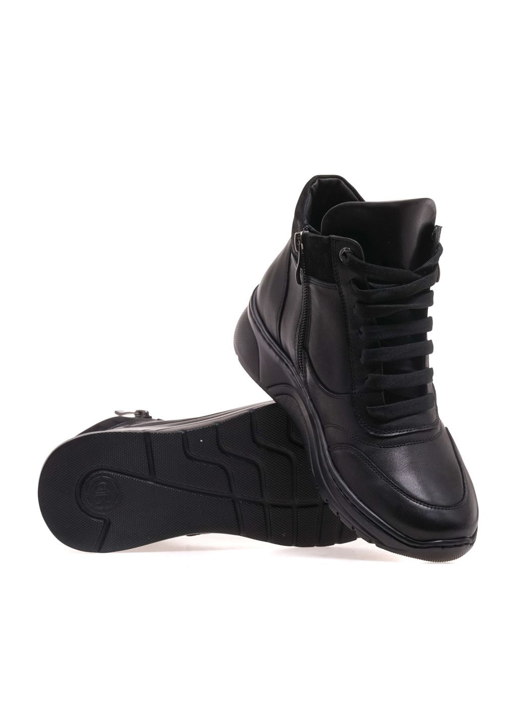 Осенние ботинки женские 8799-75-st/black leather Goodboots