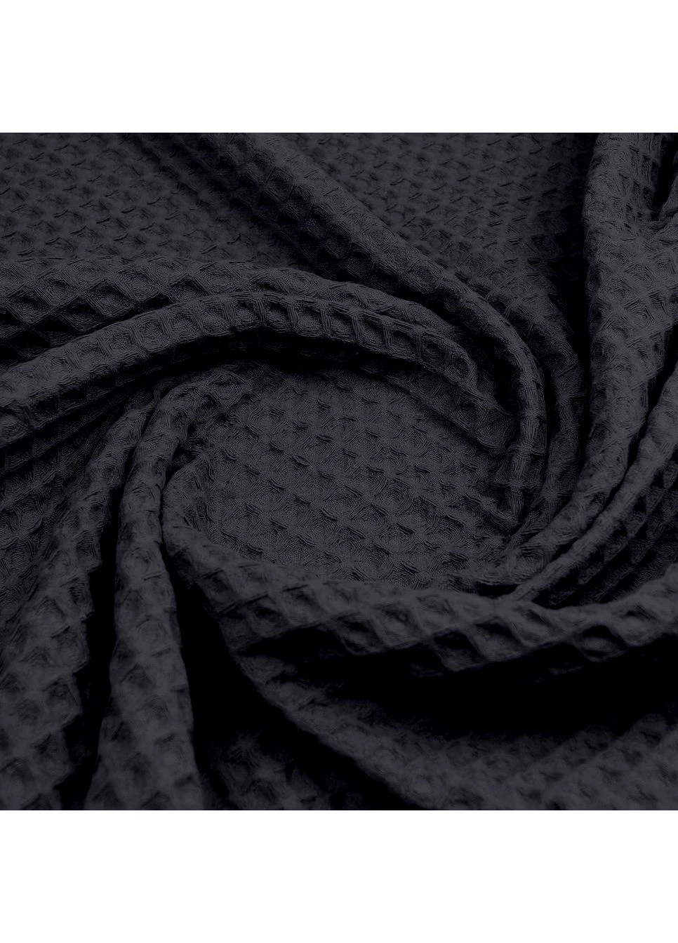 Полотенце вафельное Black Greek Waffle 115x200 см Черный Cosas (380312478)